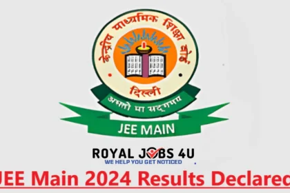JEE Main Result 2024 Latest News