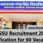 MGSU Recruitment 2024 Notification for 60 Vacancies