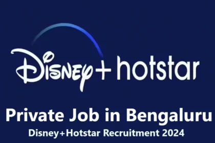 Disney+Hotstar Recruitment 2024 Hiring For Software Development Engineer Test Role