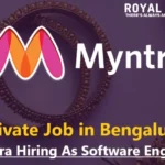 Private Job in Bengaluru: Myntra Hiring As Software Engineer For All Graduates