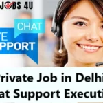 Private Job in Delhi: Chat Support Executive