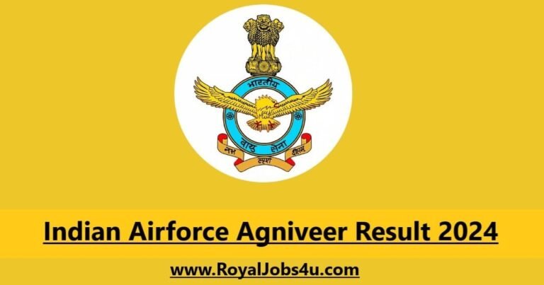 Indian Airforce Agniveer Result 2024