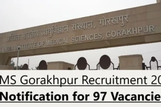 AIIMS Gorakhpur Recruitment 2024 Notification for 97 Vacancies