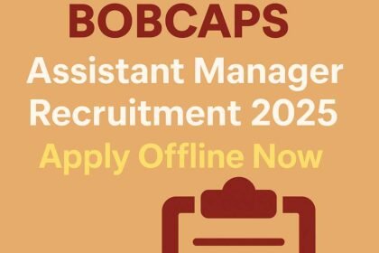 BOBCAPS Recruitment 2025