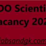 DRDO Scientist B Vacancy 2025
