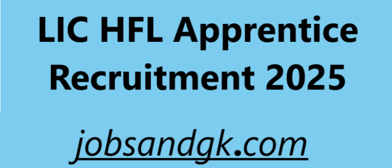 LIC HFL Apprentice Recruitment 2025