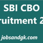 SBI CBO Recruitment 2025