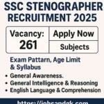 SSC Stenographer Recruitment 2025