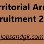Territorial Army Recruitment 2025