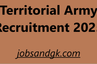 Territorial Army Recruitment 2025