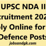 UPSC NDA II Recruitment 2025