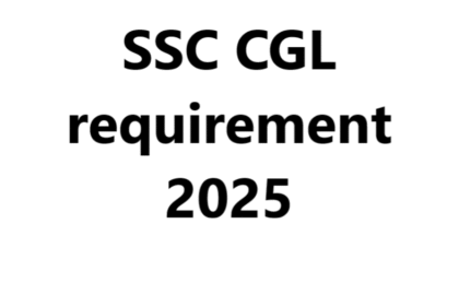 SSC CGL Recruitment 2025
